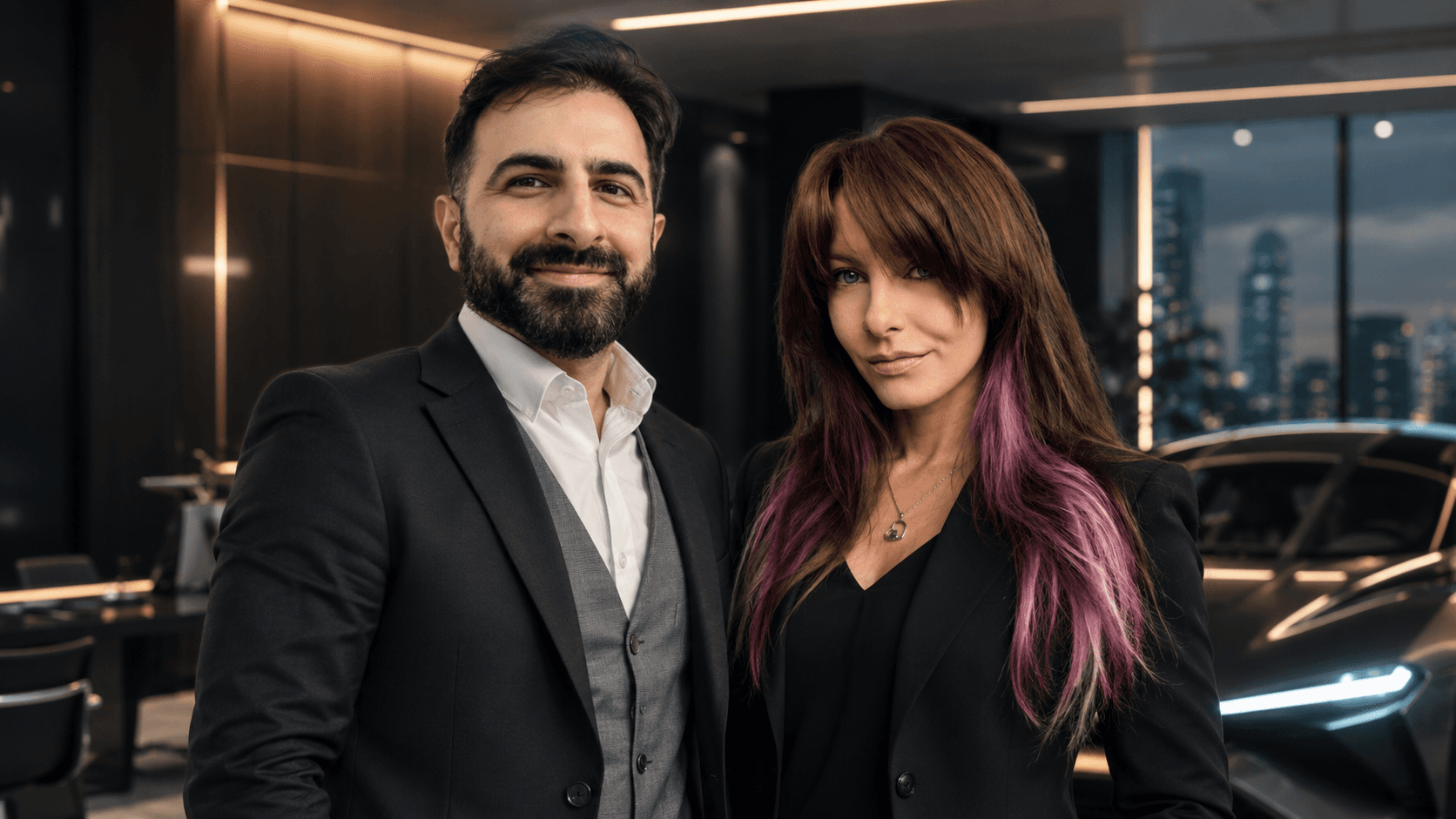 Talha and Tasha, the Carprise founding team